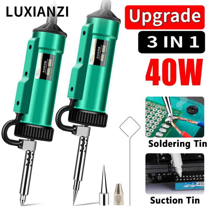 LUXIANZI 40 Вт машина для расп – обзор и цена Desoldering Pump Electric Vacuum Station